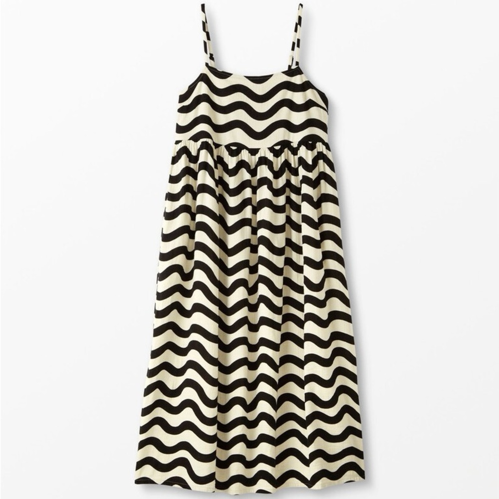 Hanna Anderson Squiggles on Ecru dress